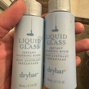 Drybar Liquid Glass Instant Glossing Rinse - 2 Full Travel Size Containers